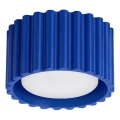 Bodové svietidlo AURA 1xGX53/10W/230V pr. 10 cm modré