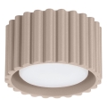 Bodové svietidlo AURA 1xGX53/10W/230V pr. 10 cm taupe