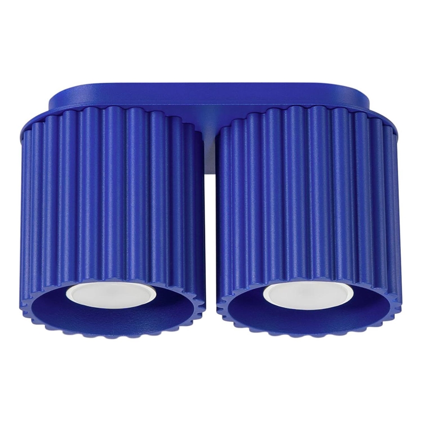 Bodové svietidlo AURA 2xGU10/10W/230V modré