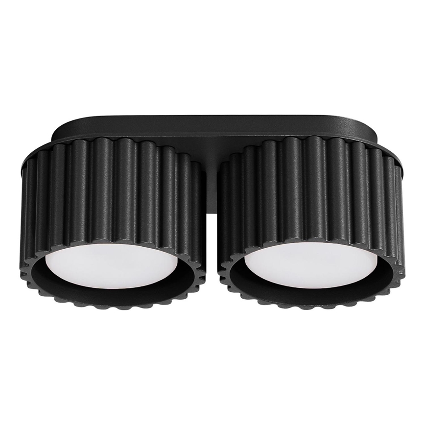 Bodové svietidlo AURA 2xGX53/10W/230V čierne