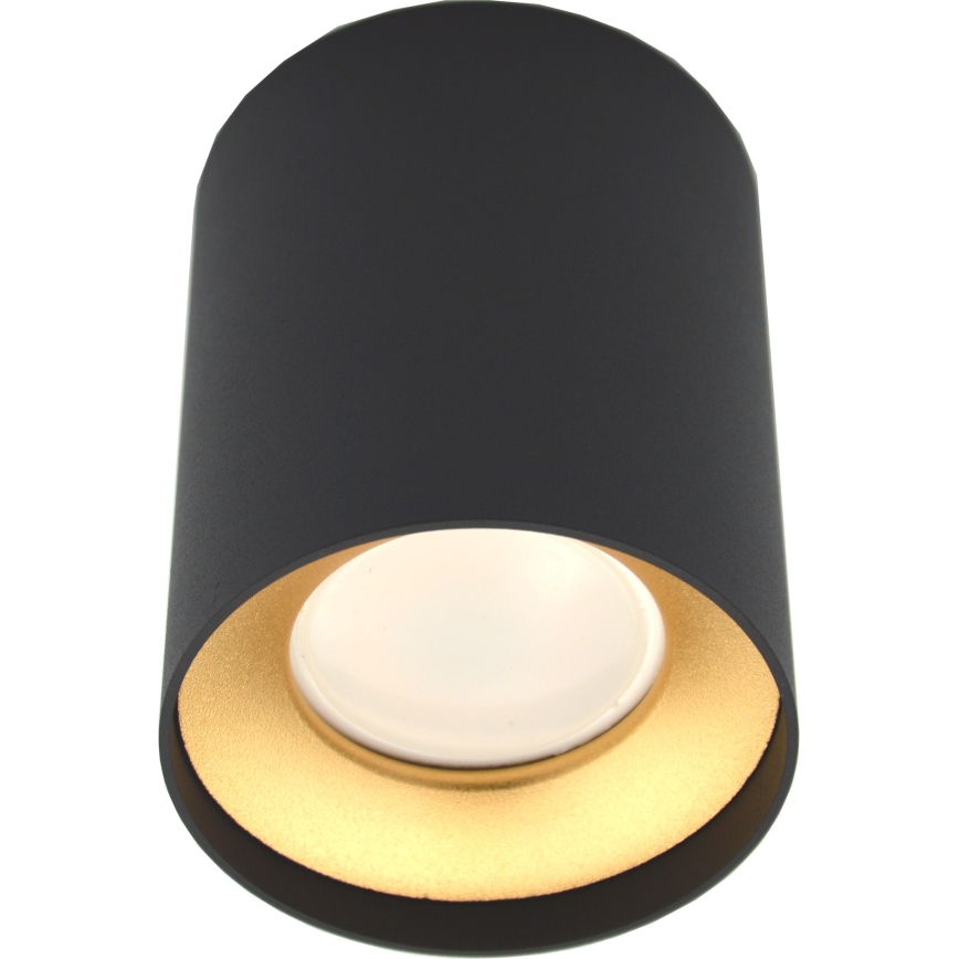 Bodové svietidlo CYRO 1xGU10/30W/230V čierna/zlatá