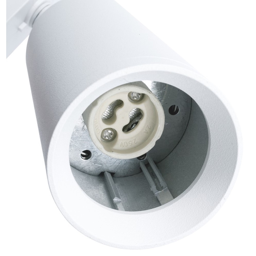 Bodové svietidlo do lištového systému MICA 1xGU10/25W/230V 3-fázové biela