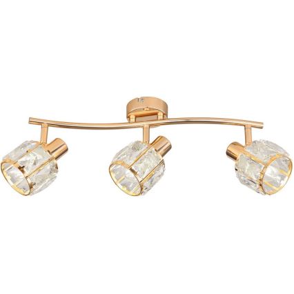 Bodové svietidlo DUBAI 3xE14/40W/230V rose gold