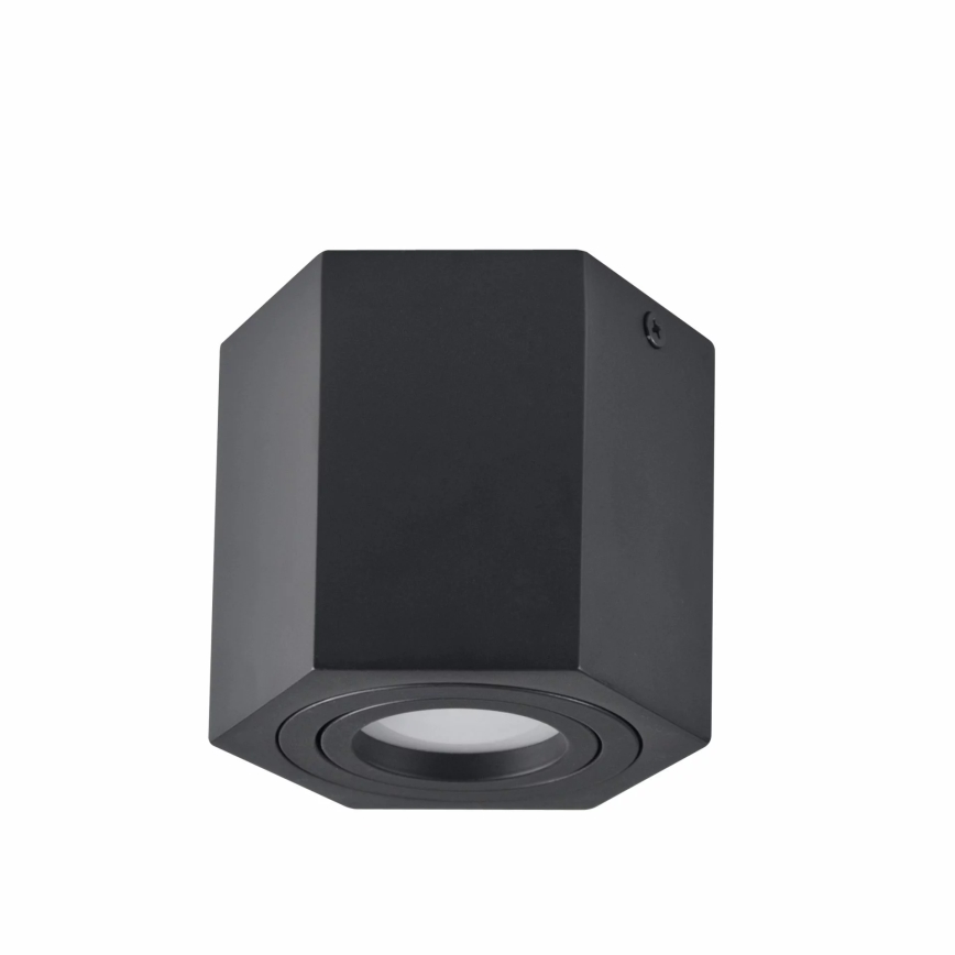 Bodové svietidlo HEXAGON 1xGU10/10W/230V čierna
