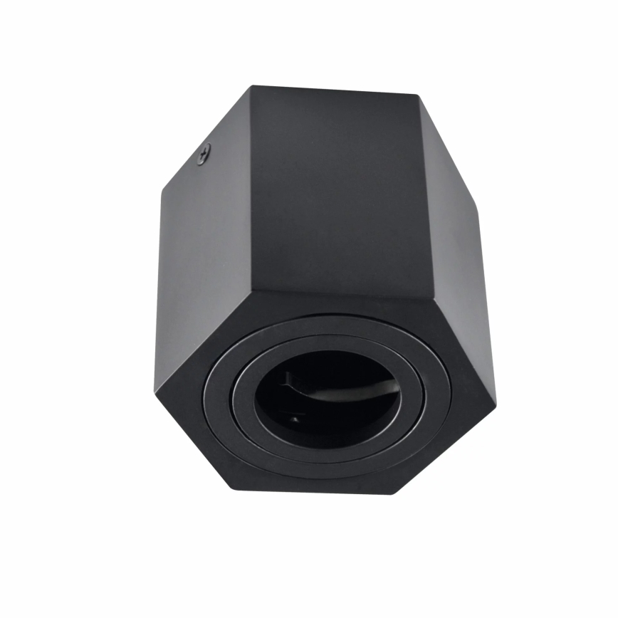 Bodové svietidlo HEXAGON 1xGU10/10W/230V čierna