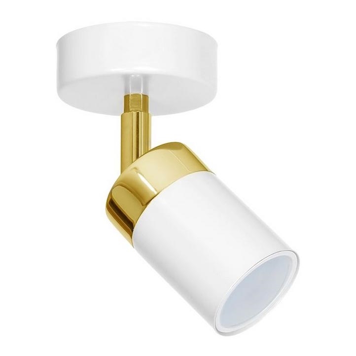 Bodové svietidlo JOKER 1xGU10/25W/230V biela/zlatá