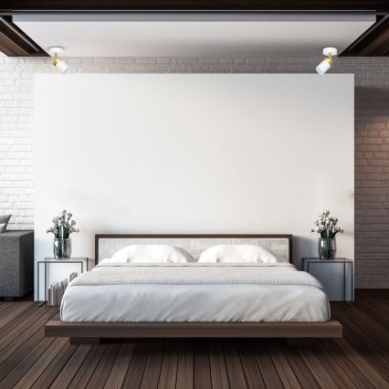 Bodové svietidlo JOKER 1xGU10/25W/230V biela/zlatá