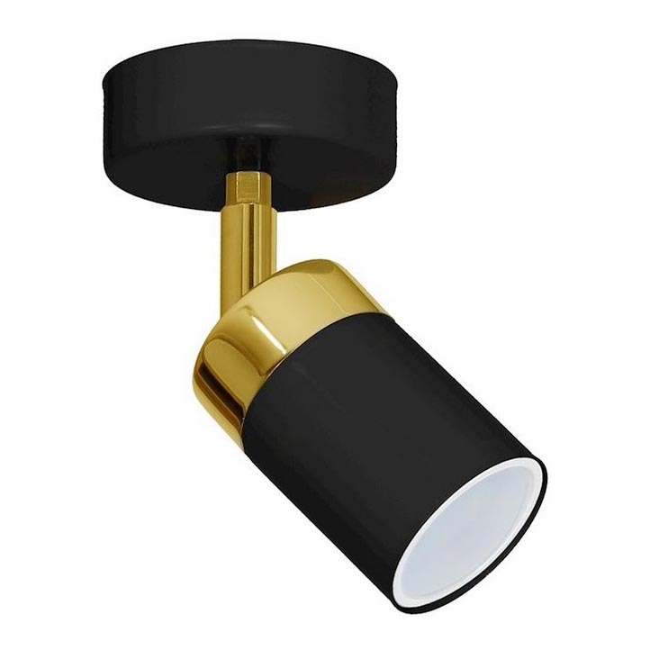 Bodové svietidlo JOKER 1xGU10/25W/230V čierna/zlatá
