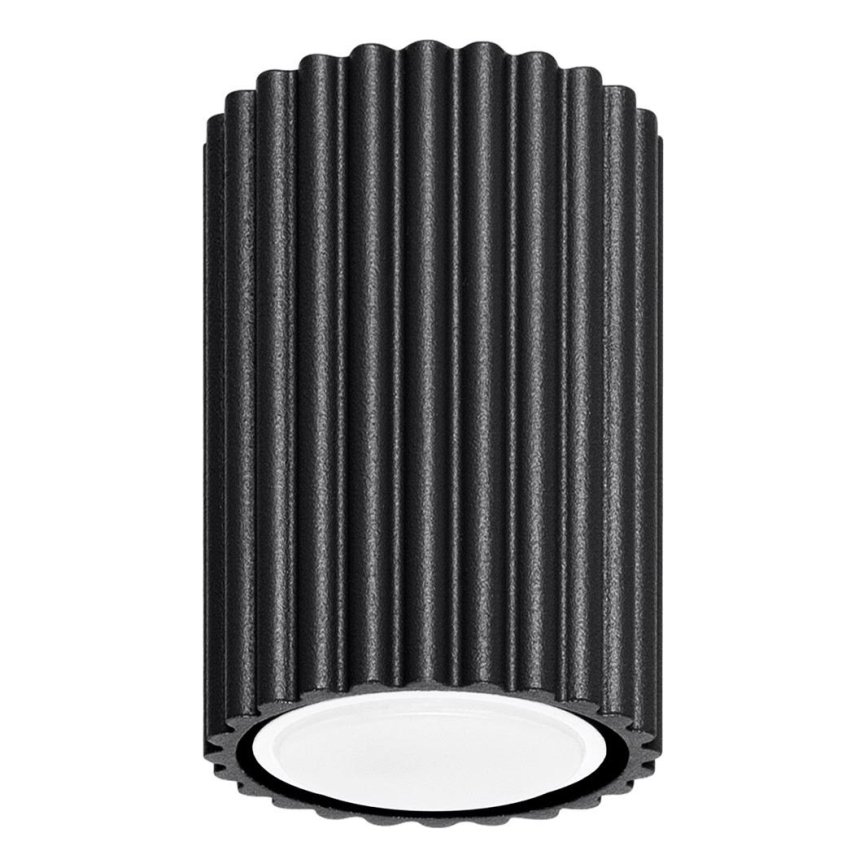 Bodové svietidlo KARBON 1xGU10/10W/230V 10 cm čierna