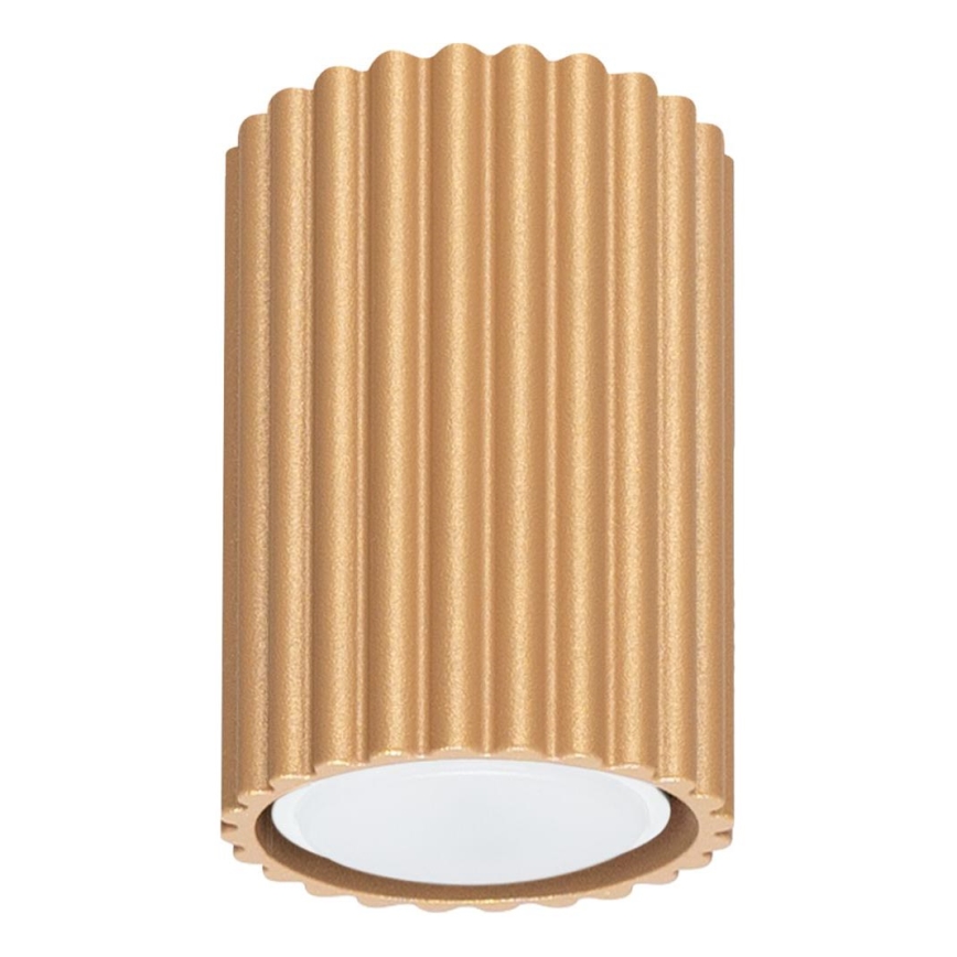 Bodové svietidlo KARBON 1xGU10/10W/230V 10 cm zlatá