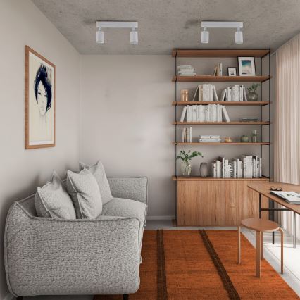 Bodové svietidlo NEX 2xGU10/10W/230V biela