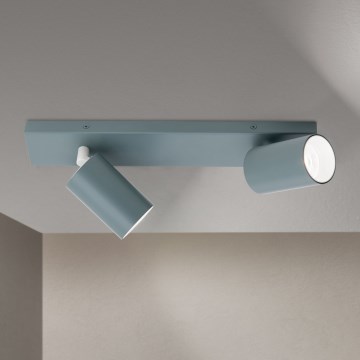 Bodové svietidlo PENN 2xGU10/13W/230V sivé