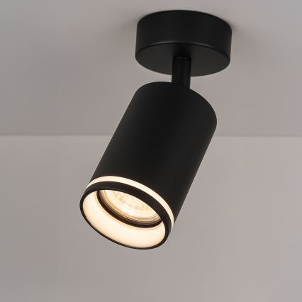 Bodové svietidlo PIPE 1xGU10/10W/230V čierne