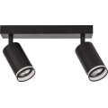 Bodové svietidlo PIPE 2xGU10/10W/230V čierne