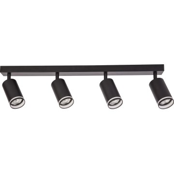 Bodové svietidlo PIPE 4xGU10/10W/230V čierne