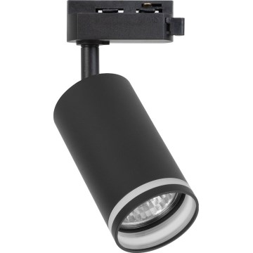Bodové svietidlo pre 1-fázový lištový systém PIPE 1xGU10/10W/230V čierne