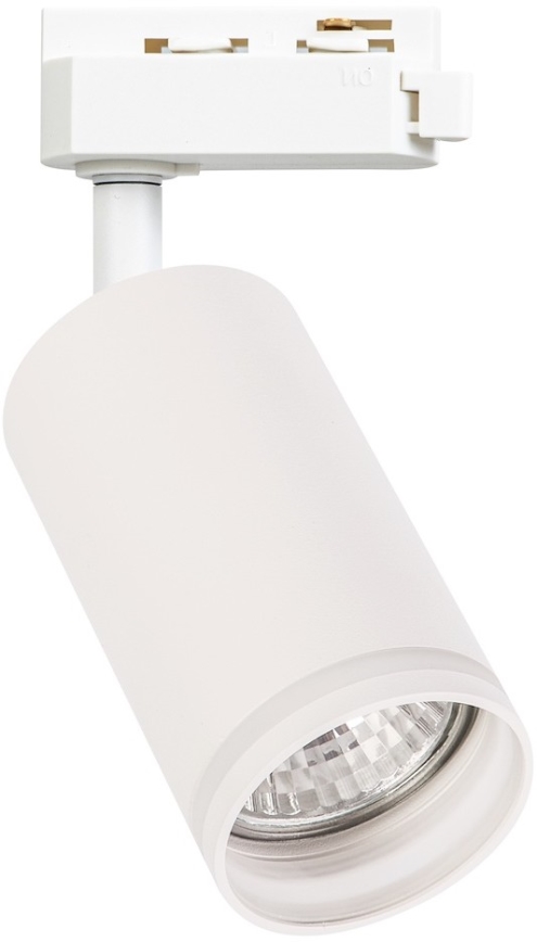 Bodové svietidlo pre jednofázový lištový systém PIPE 1×GU10/10 W/230 V biele