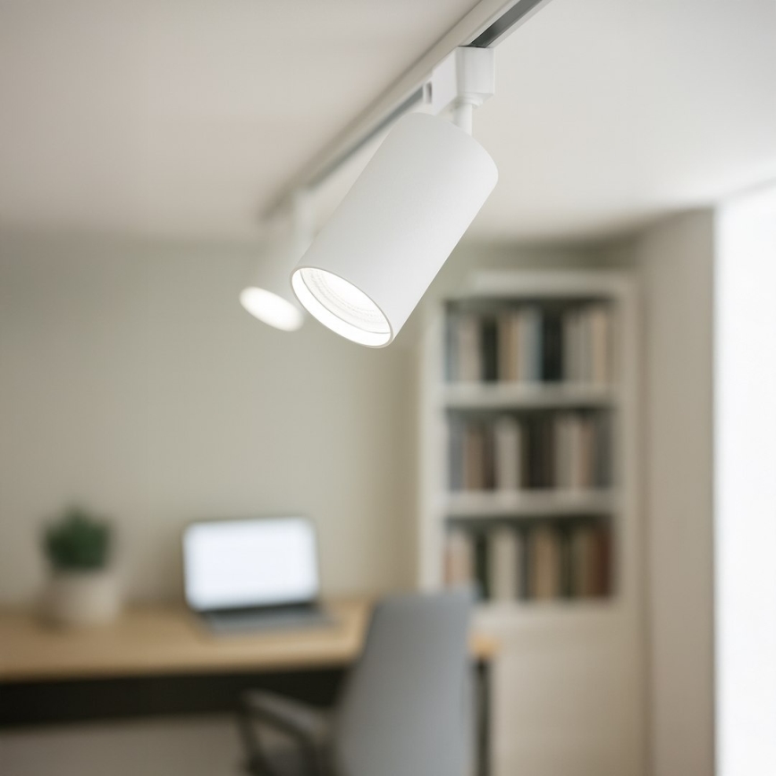 Bodové svietidlo pre jednofázový lištový systém TIGER 1xGU10/10W/230V biele