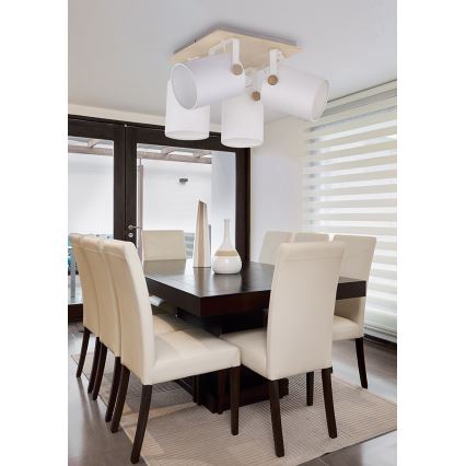 Bodové svietidlo RELAX WHITE 4xE27/60W/230V