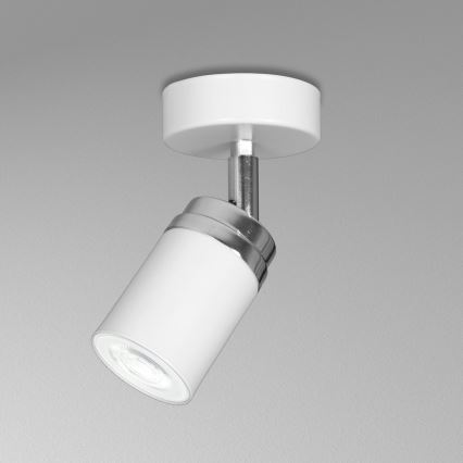 Bodové svietidlo RENO 1xGU10/8W/230V biela/lesklý chróm