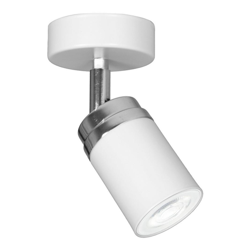 Bodové svietidlo RENO 1xGU10/8W/230V biela/lesklý chróm