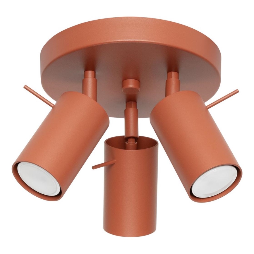 Bodové svietidlo RING 3xGU10/10W/230V červená