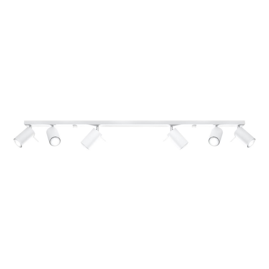 Bodové svietidlo RING 6L 6xGU10/10W/230V biela