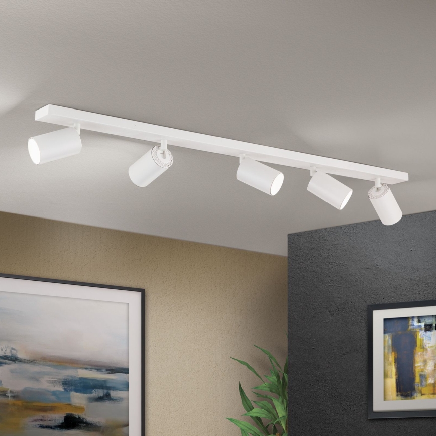 Bodové svietidlo SEAN 5xGU10/13W/230V biele