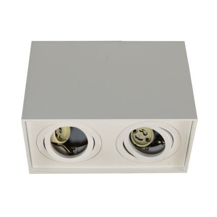 Bodové svietidlo SIROCO 2xGU10/30W/230V biela