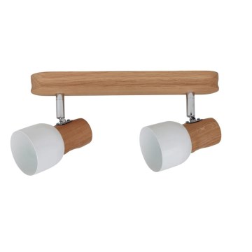 Bodové svietidlo SVANTJE 2xE14/40W/230V dub