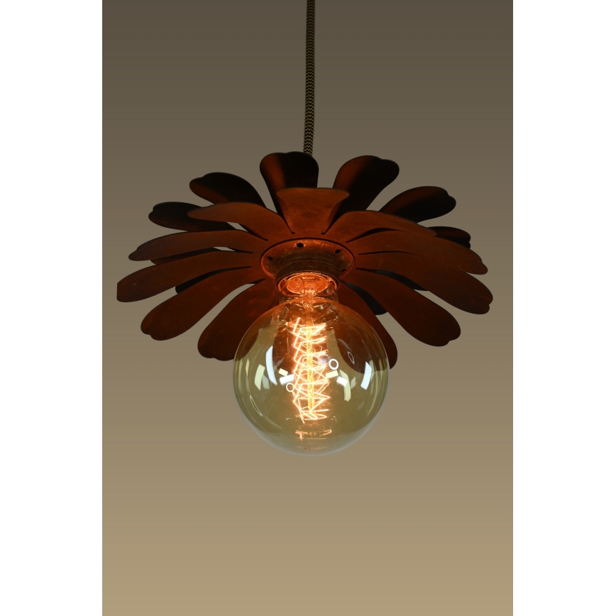 Bohemia-Design - Luster na lanku 1xE27/60W/230V bronzový