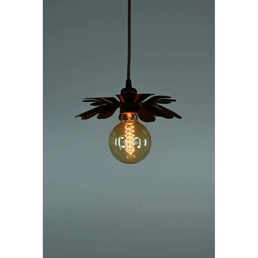 Bohemia-Design - Luster na lanku 1xE27/60W/230V bronzový