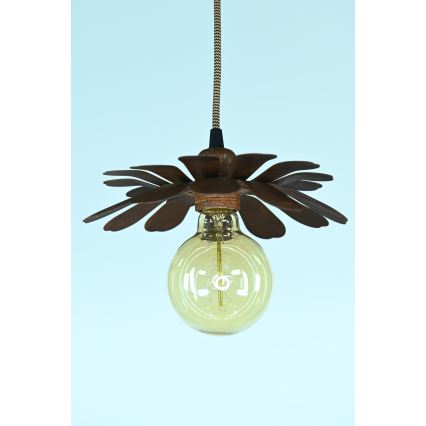 Bohemia-Design - Luster na lanku 1xE27/60W/230V bronzový