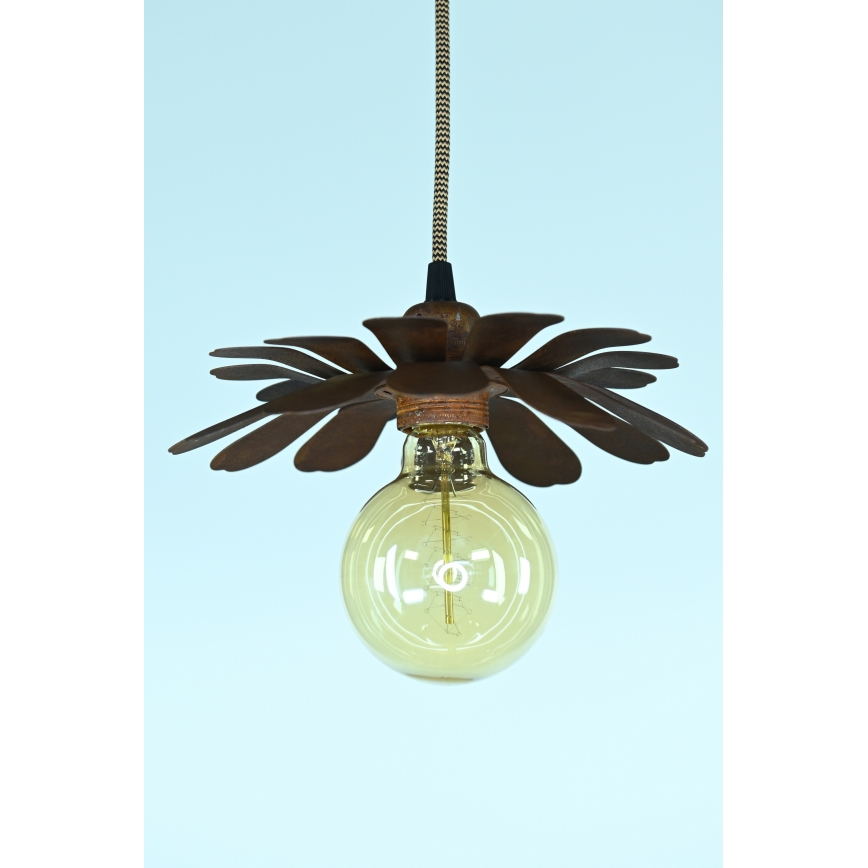 Bohemia-Design - Luster na lanku 1xE27/60W/230V bronzový