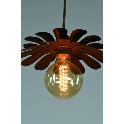 Bohemia-Design - Luster na lanku 1xE27/60W/230V bronzový