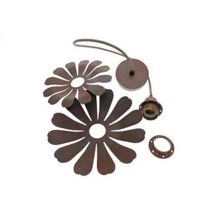Bohemia-Design - Luster na lanku 1xE27/60W/230V bronzový