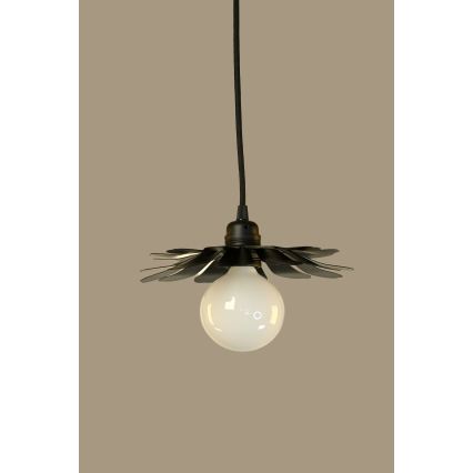 Bohemia-Design - Luster na lanku 1xE27/60W/230V čierny