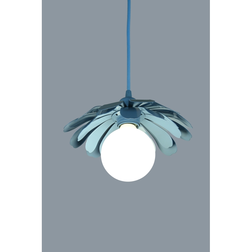 Bohemia-Design - Luster na lanku 1xE27/60W/230V modrý