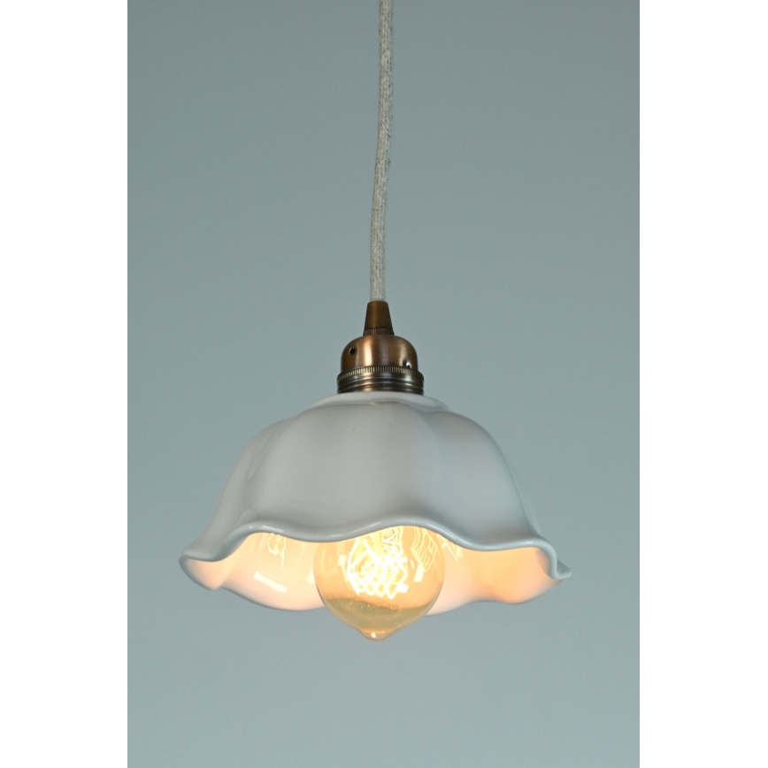 Bohemia-Design - Porcelánový luster na lanku 1xE27/60W/230V