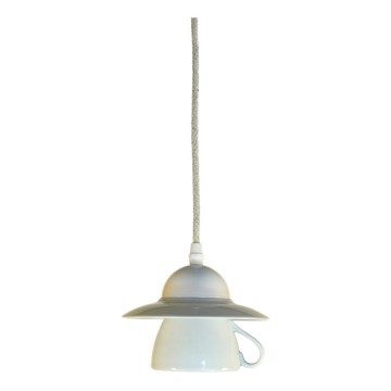Bohemia-Design - Porcelánový závesný luster na lanku 1xE27/60W/230V