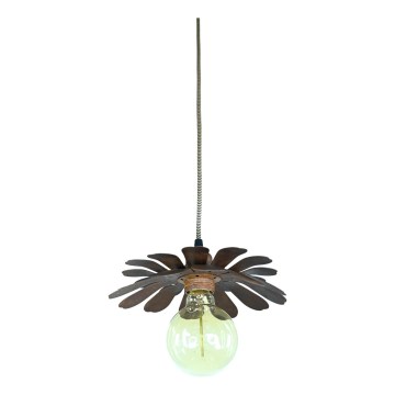 Bohemia-Design - Závesné svietidlo na lankách 1xE27/60W/230V bronzové