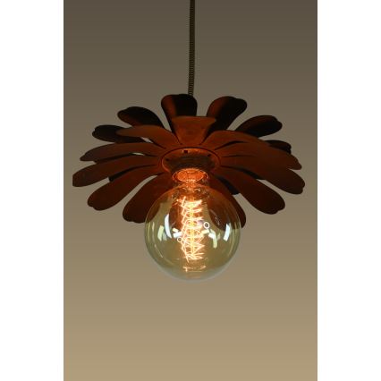 Bohemia-Design - Závesné svietidlo na lankách 1xE27/60W/230V bronzové
