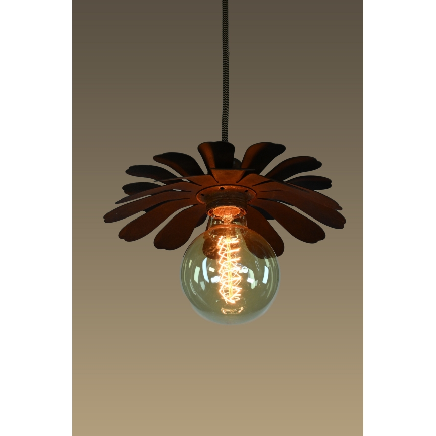 Bohemia-Design - Závesné svietidlo na lankách 1xE27/60W/230V bronzové