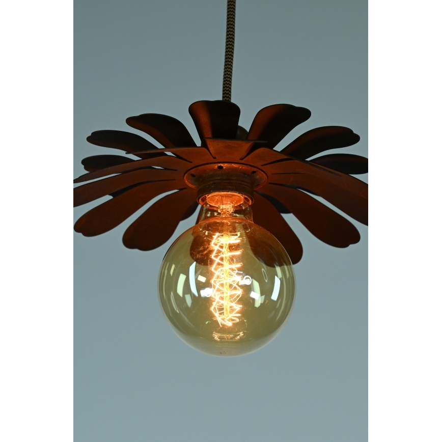 Bohemia-Design - Závesné svietidlo na lankách 1xE27/60W/230V bronzové