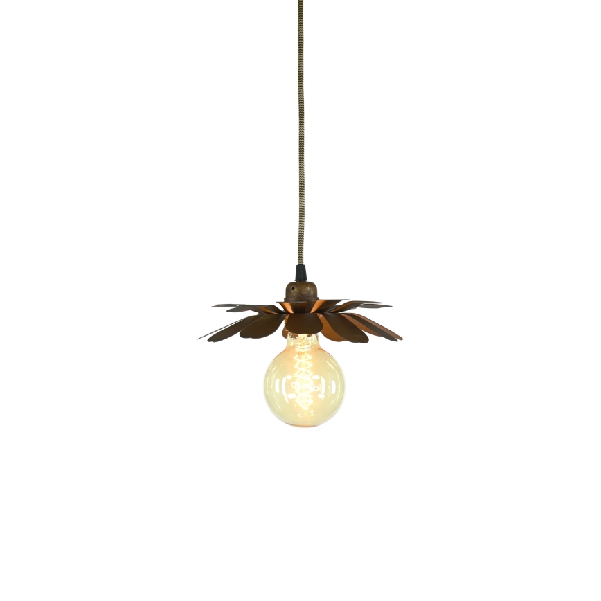 Bohemia-Design - Závesné svietidlo na lankách 1xE27/60W/230V bronzové