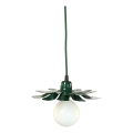 Bohemia-Design - Závesné svietidlo na lanku 1xE27/60W/230V zelená