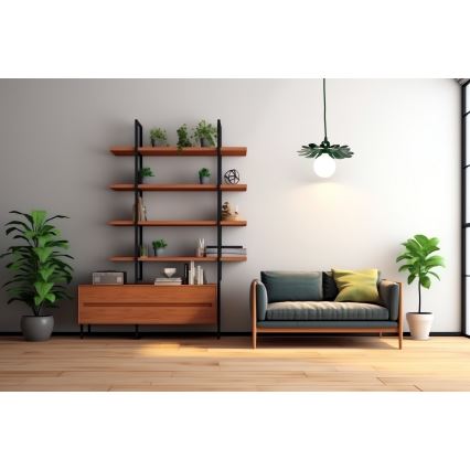 Bohemia-Design - Závesné svietidlo na lanku 1xE27/60W/230V zelená