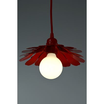 Bohemia-Design - Závesný luster 1xE27/60W/230V, červený