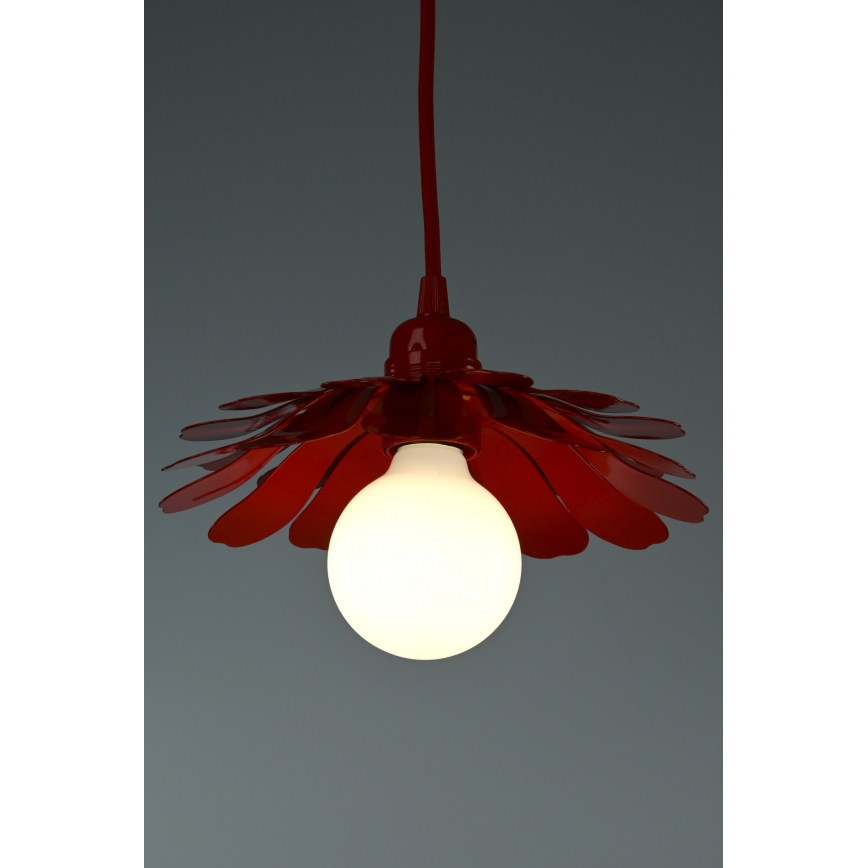 Bohemia-Design - Závesný luster 1xE27/60W/230V, červený