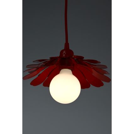 Bohemia-Design - Závesný luster 1xE27/60W/230V, červený